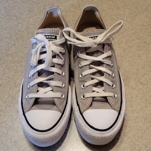 Converse Gray and White Athletic Shoes
